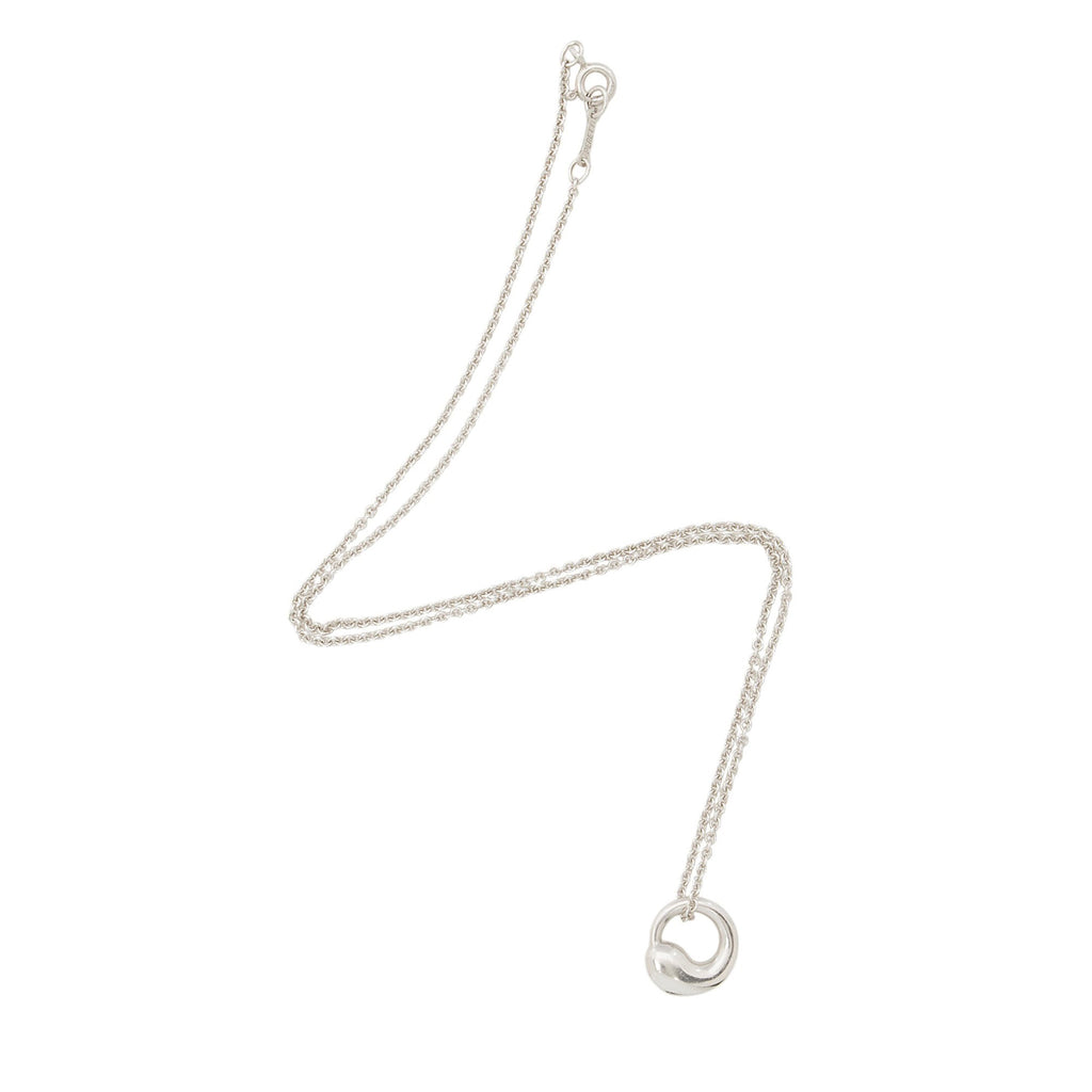 Tiffany & Co. Elsa Peretti Sterling Silver Eternal Circle Necklace
