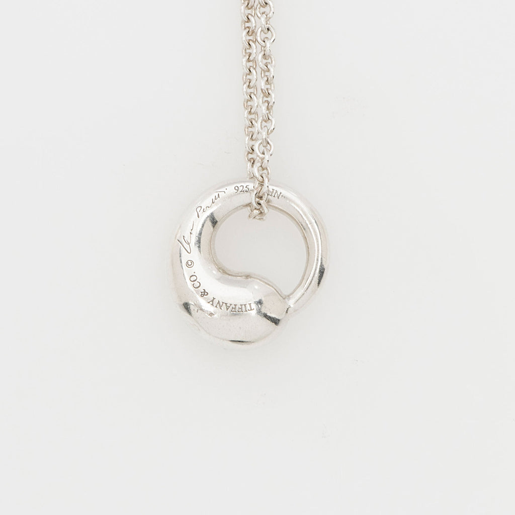 Tiffany & Co. Elsa Peretti Sterling Silver Eternal Circle Necklace
