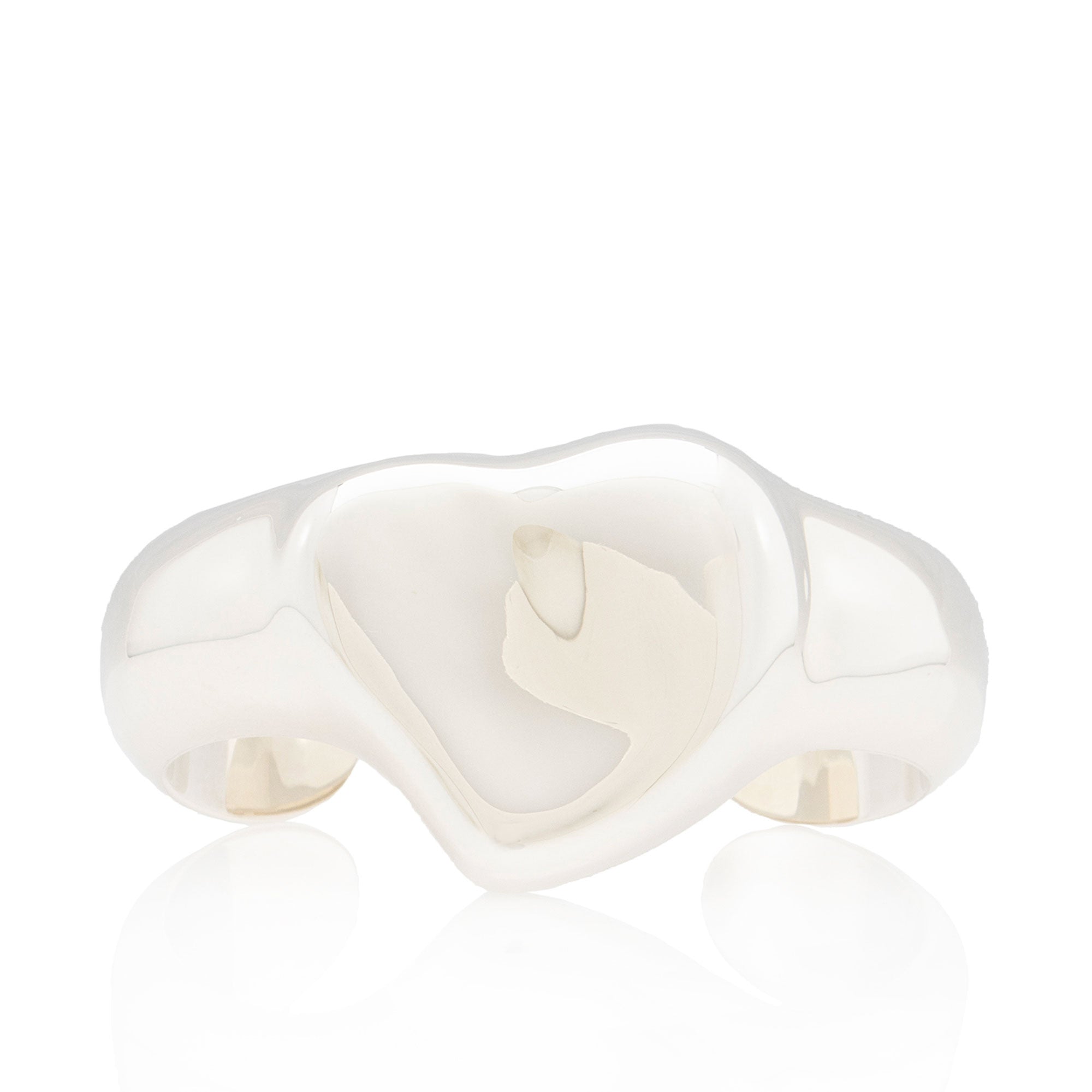 Tiffany & Co. Elsa Peretti Sterling Silver Full Heart Cuff
