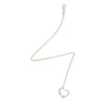 Tiffany & Co. Elsa Peretti Sterling Silver Open Heart 16mm Small Necklace