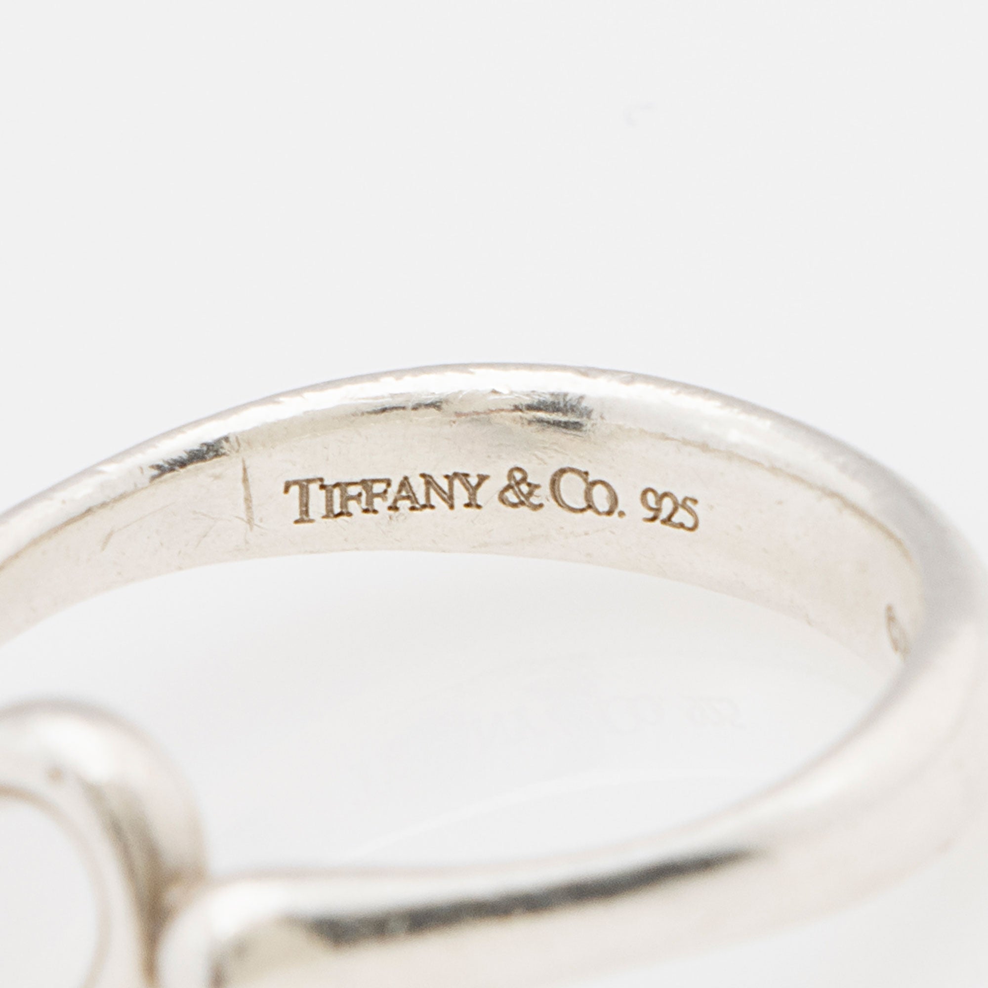 Tiffany & Co. Elsa Peretti Sterling Silver Open Heart Ring - Size 5