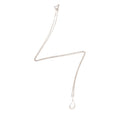 Tiffany & Co. Elsa Peretti Sterling Silver Open Teardrop Necklace