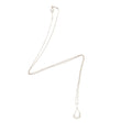Tiffany & Co. Elsa Peretti Sterling Silver Open Teardrop Necklace