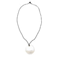 Tiffany & Co. Elsa Peretti Sterling Silver Silk Cord Round Necklace