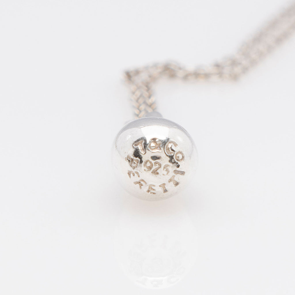 Tiffany & Co. Elsa Peretti Sterling Silver Teardrop Necklace