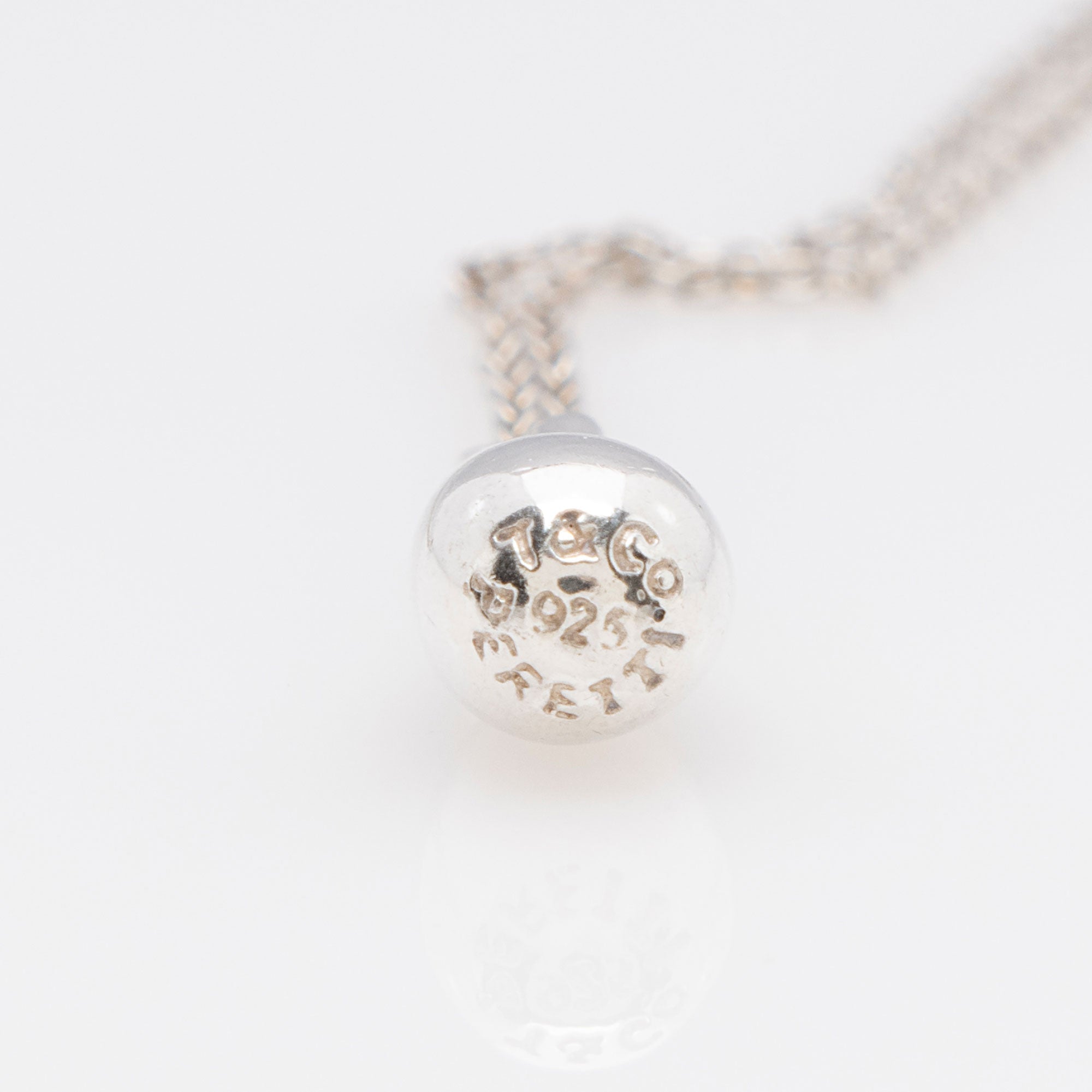 Tiffany & Co. Elsa Peretti Sterling Silver Teardrop Necklace