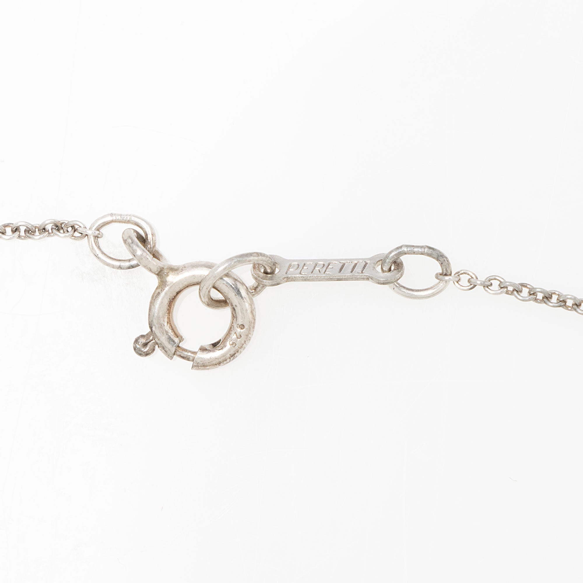 Tiffany & Co. Elsa Peretti Sterling Silver Teardrop 12mm Necklace