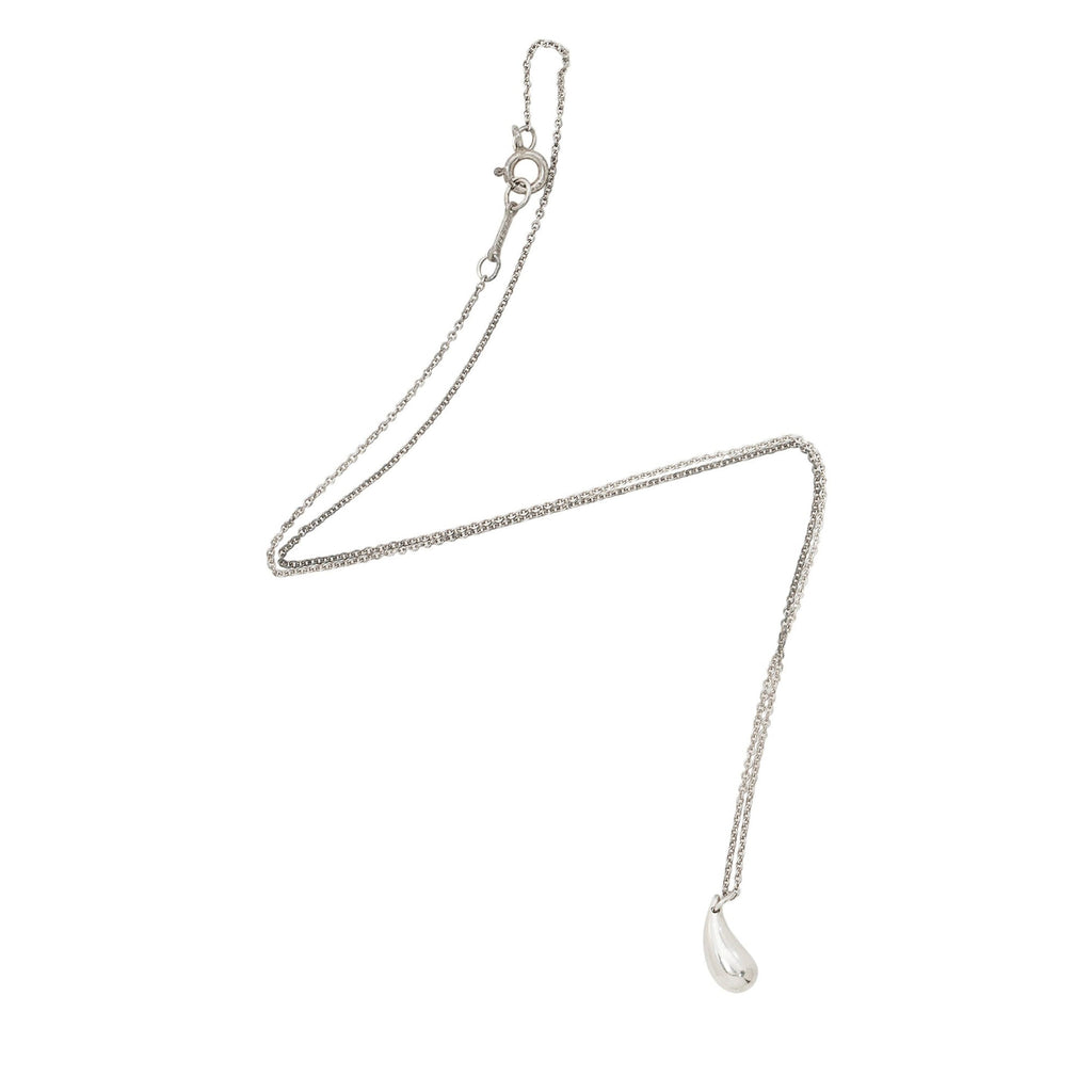 Tiffany & Co. Elsa Peretti Sterling Silver Teardrop 12mm Necklace