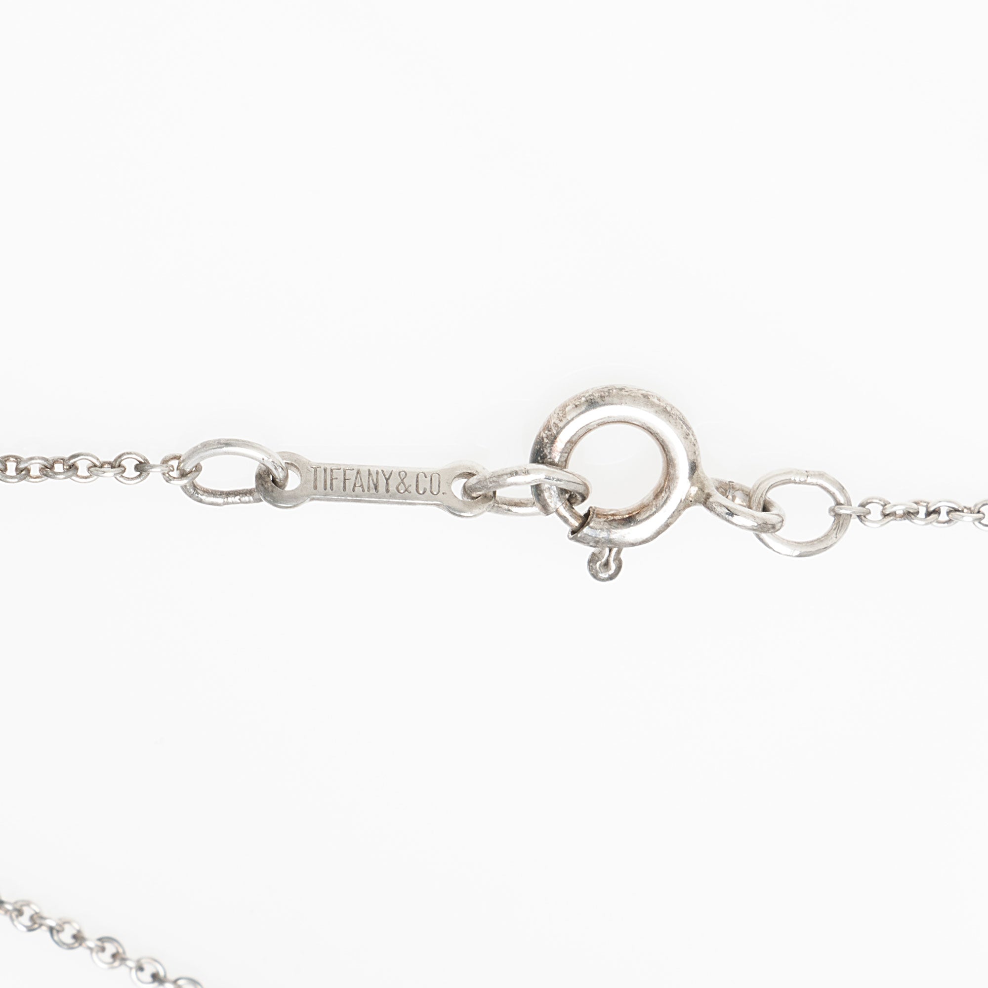 Tiffany & Co. Elsa Peretti Sterling Silver Teardrop 12mm Necklace