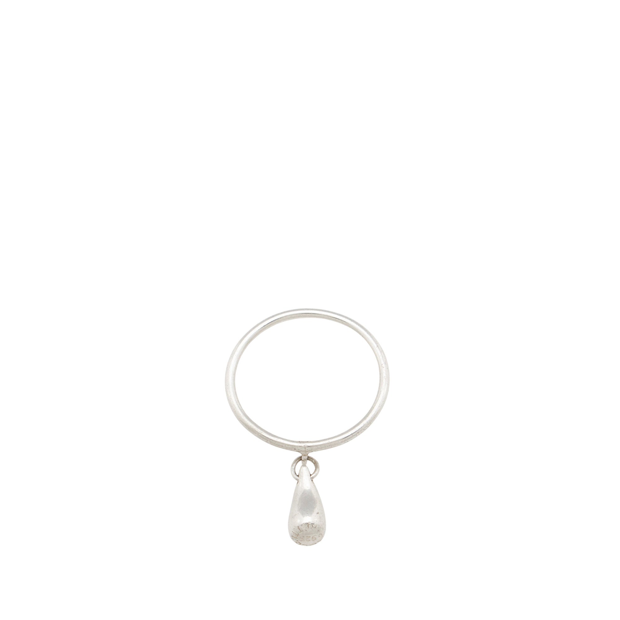 Tiffany & Co. Elsa Peretti Sterling Silver Teardrop Ring - Size 6 1/2