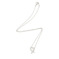 Tiffany & Co. Paloma Picasso Sterling Silver Diamond Loving Heart Necklace