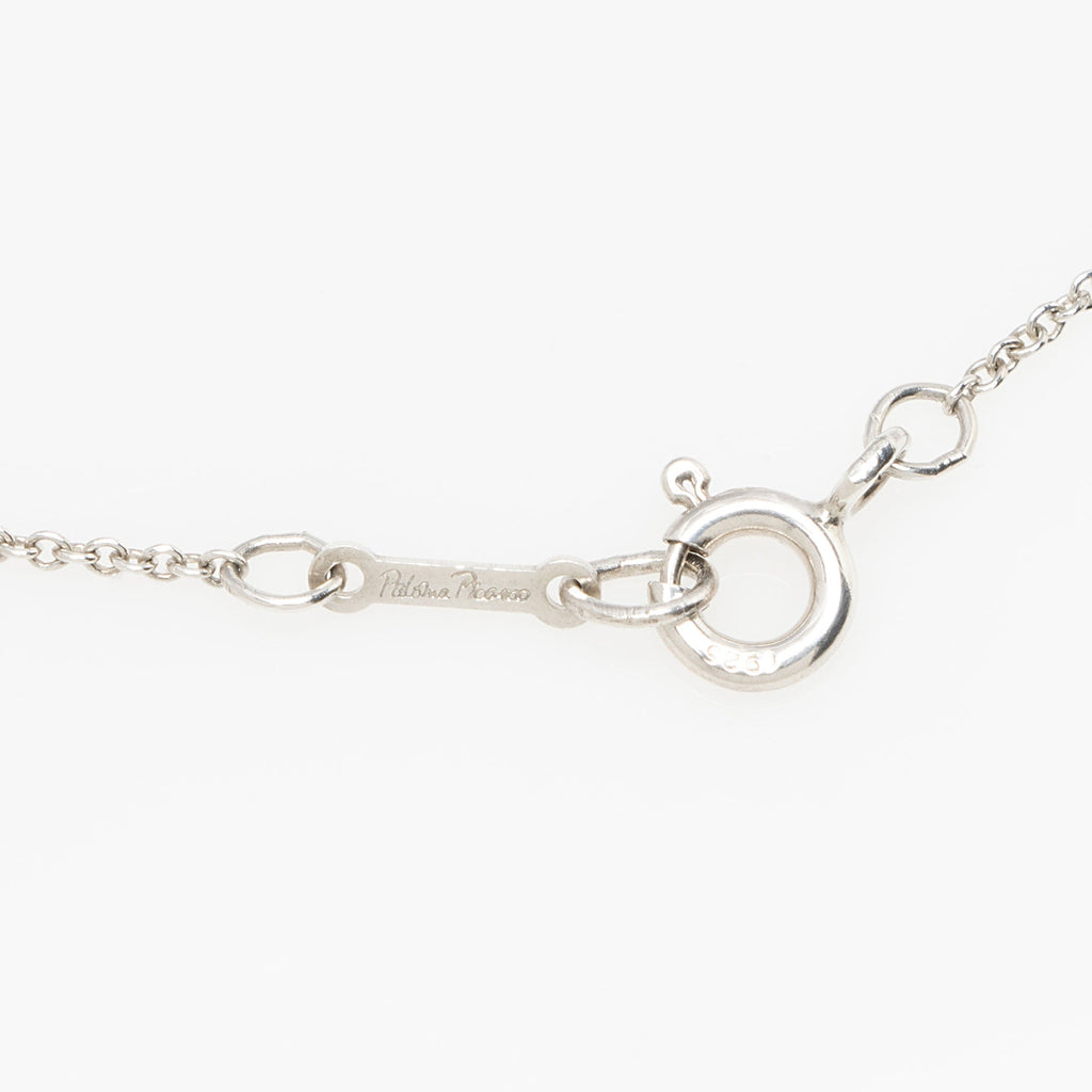 Tiffany & Co. Paloma Picasso Sterling Silver Graffiti X Necklace