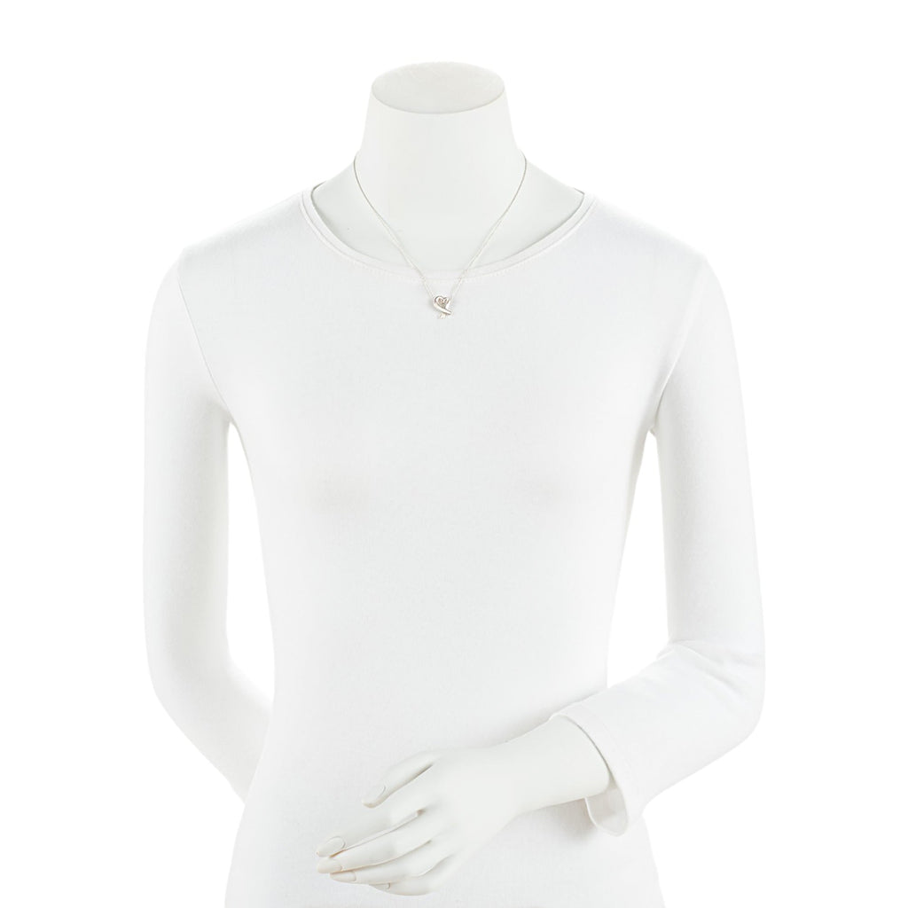 Tiffany & Co. Paloma Picasso Sterling Silver Loving Heart Necklace