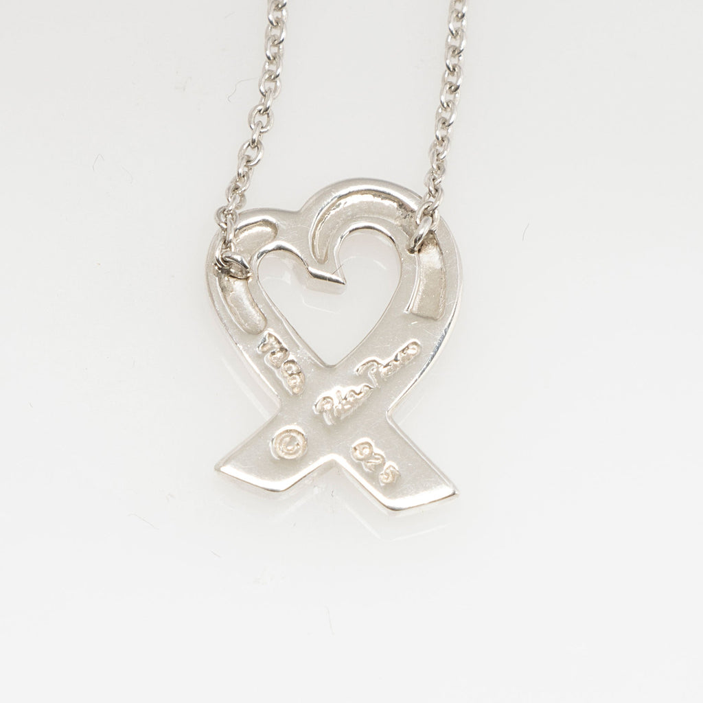 Tiffany & Co. Paloma Picasso Sterling Silver Loving Heart Necklace