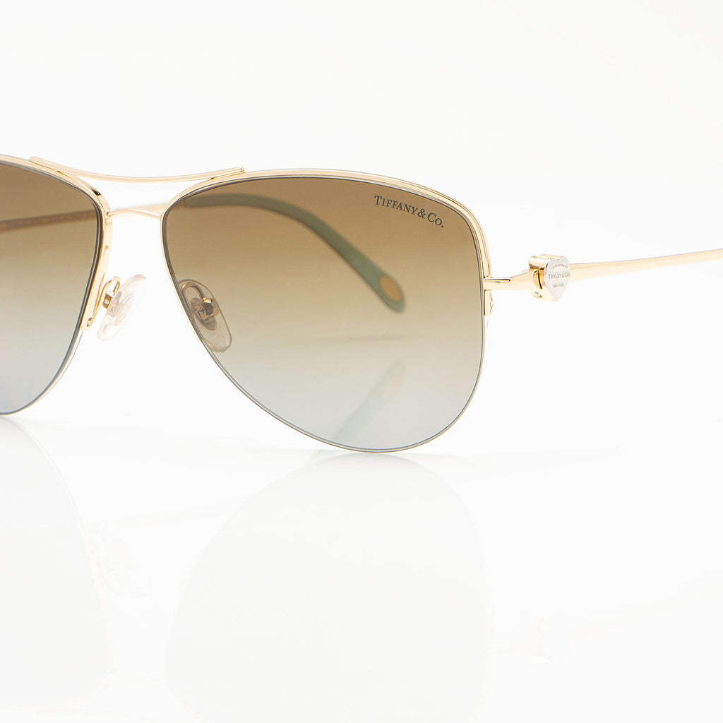 Tiffany & Co. Return to Tiffany Heart Aviator Sunglasses