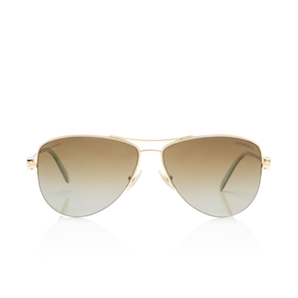 Tiffany & Co. Return to Tiffany Heart Aviator Sunglasses