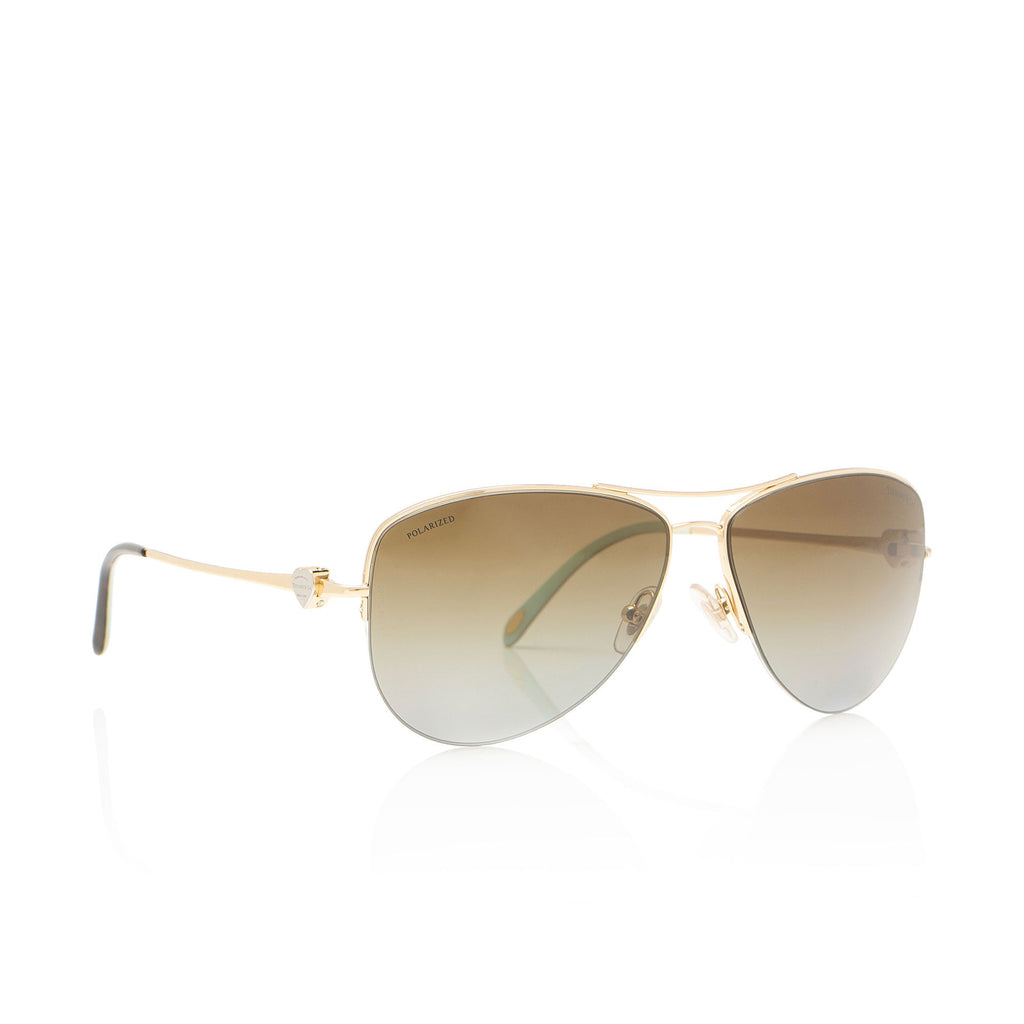 Tiffany & Co. Return to Tiffany Heart Aviator Sunglasses