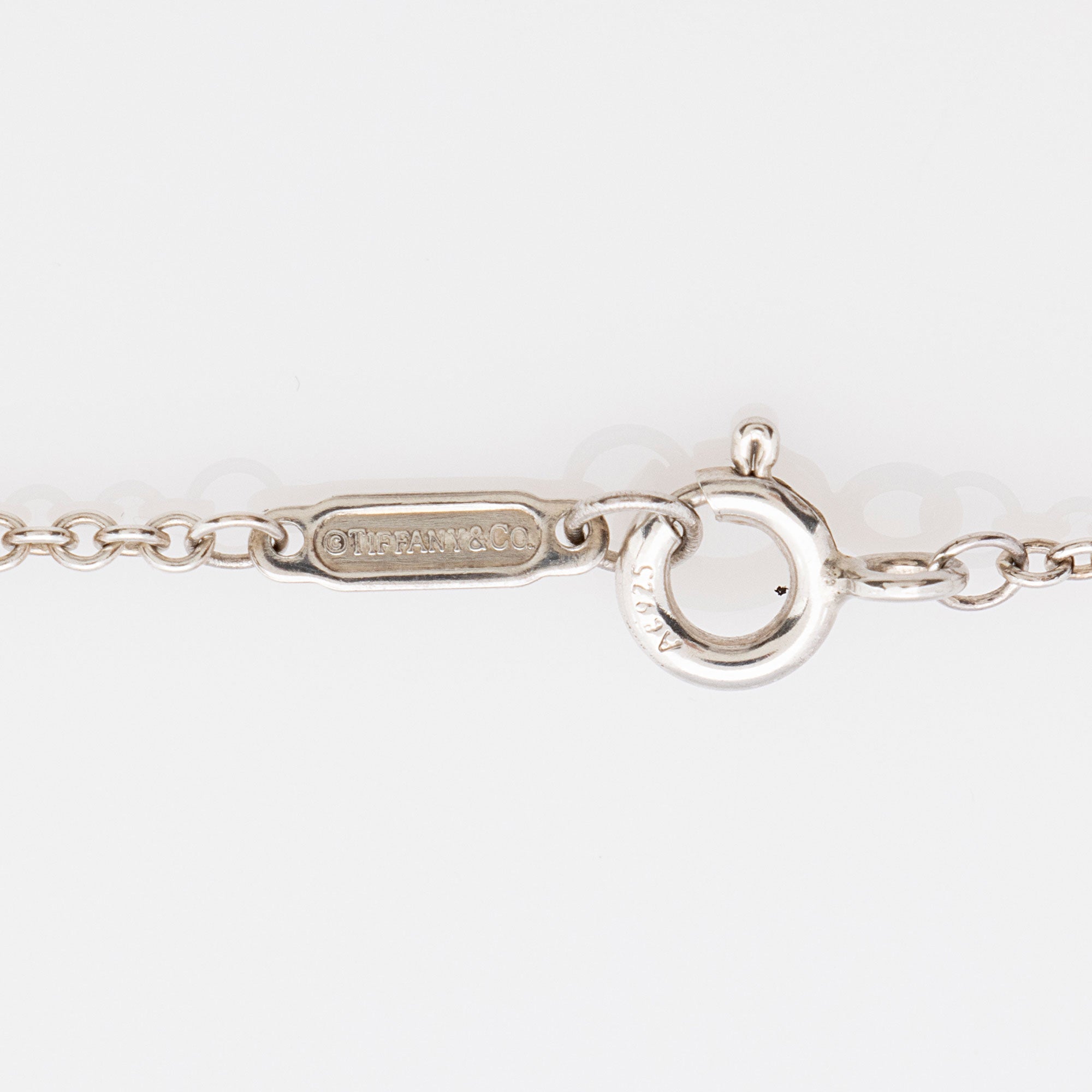Tiffany & Co. Sterling Silver 1837 Circle Necklace