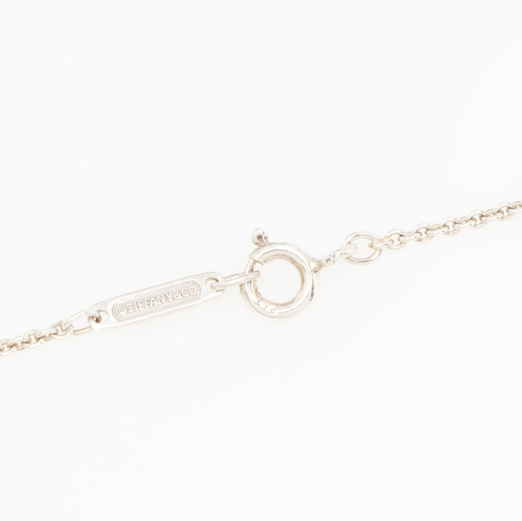 Tiffany & Co. Sterling Silver Atlas Cube Necklace