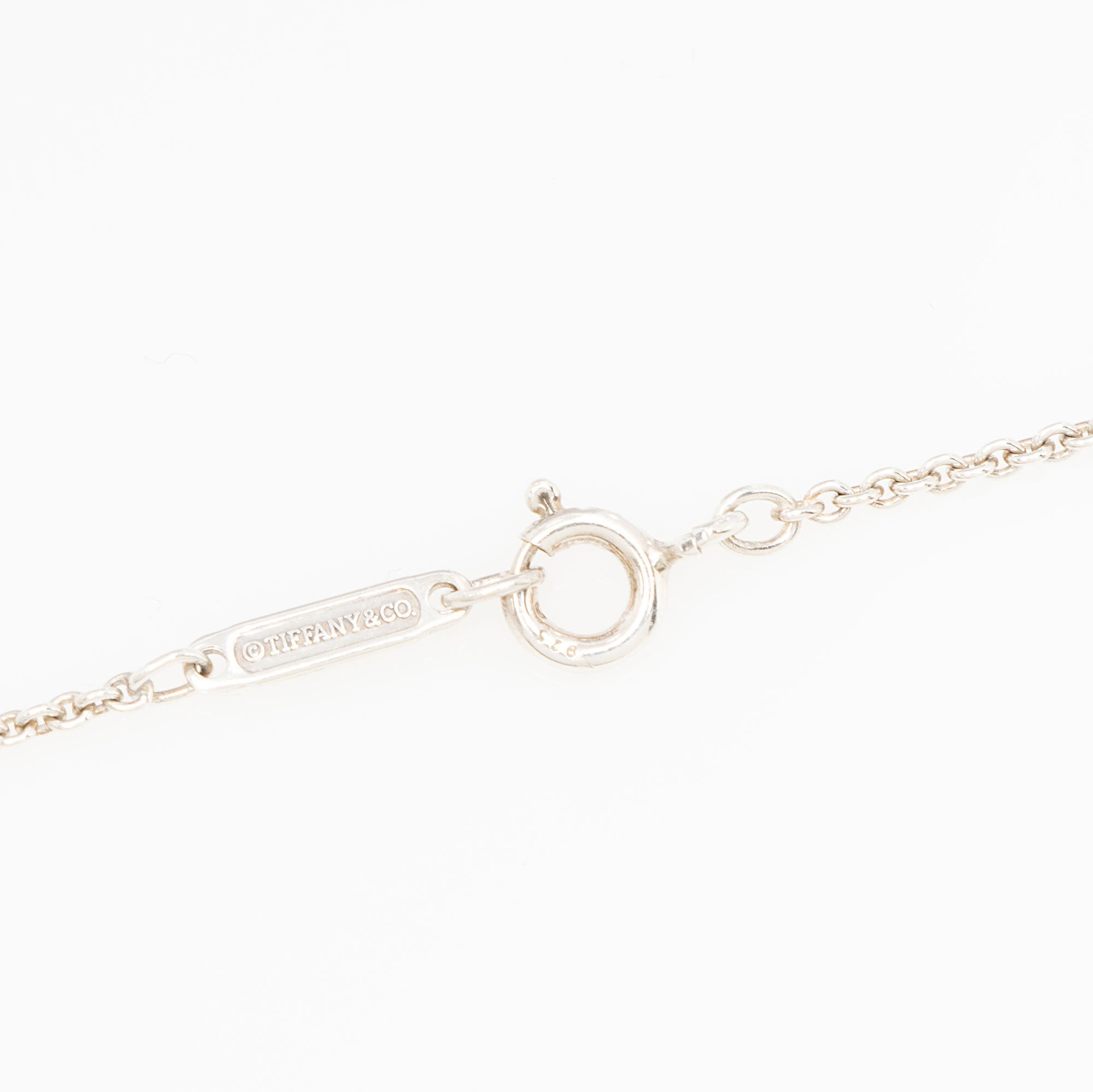 Tiffany & Co. Sterling Silver Atlas Cube Necklace