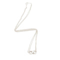 Tiffany & Co. Sterling Silver Infinity Double Chain Necklace