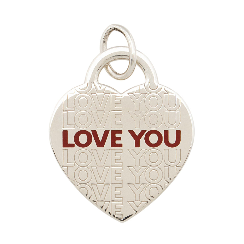 Tiffany & Co. Sterling Silver Love You Heart Pendant