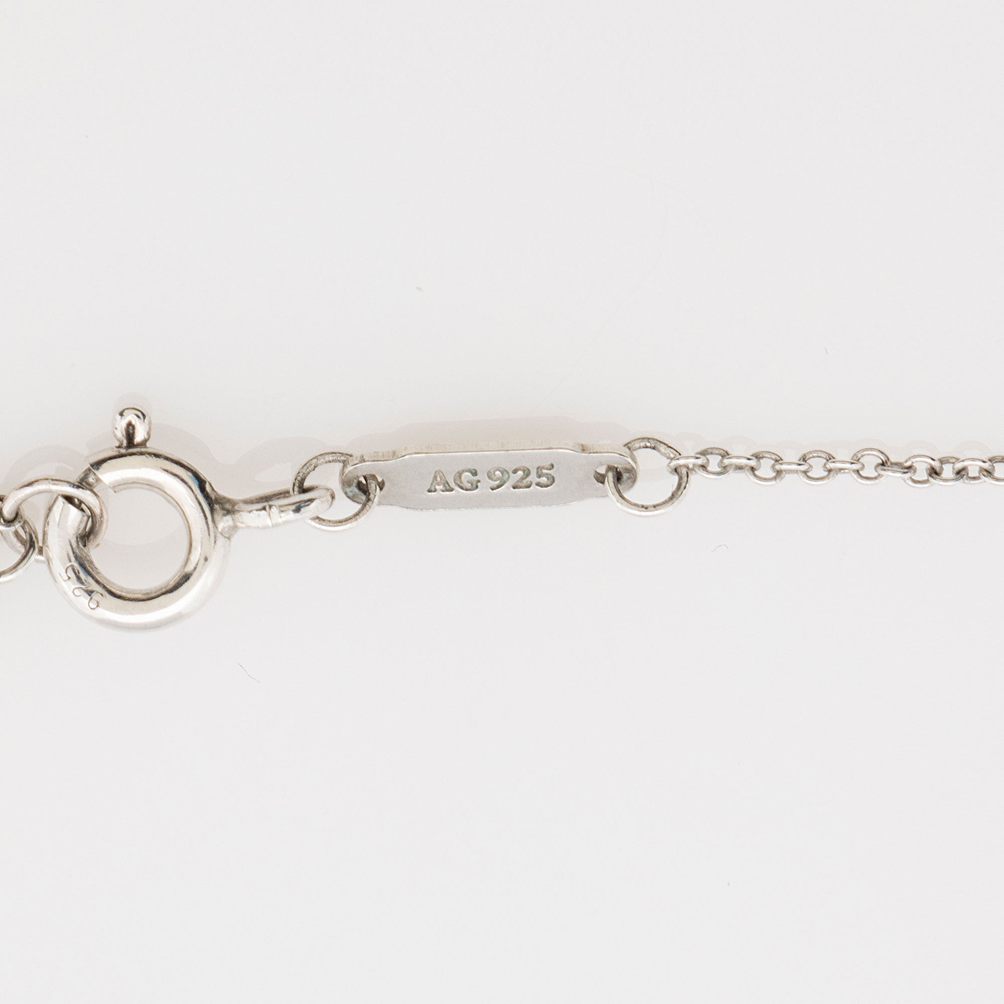 Tiffany & Co. Sterling Silver Rubedo Return to Circle Duo Necklace