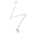 Tiffany & Co. Sterling Silver Rubedo Return to Circle Duo Necklace