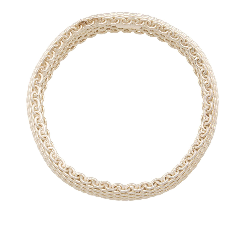 Tiffany & Co. Sterling Silver Somerset Mesh Bracelet