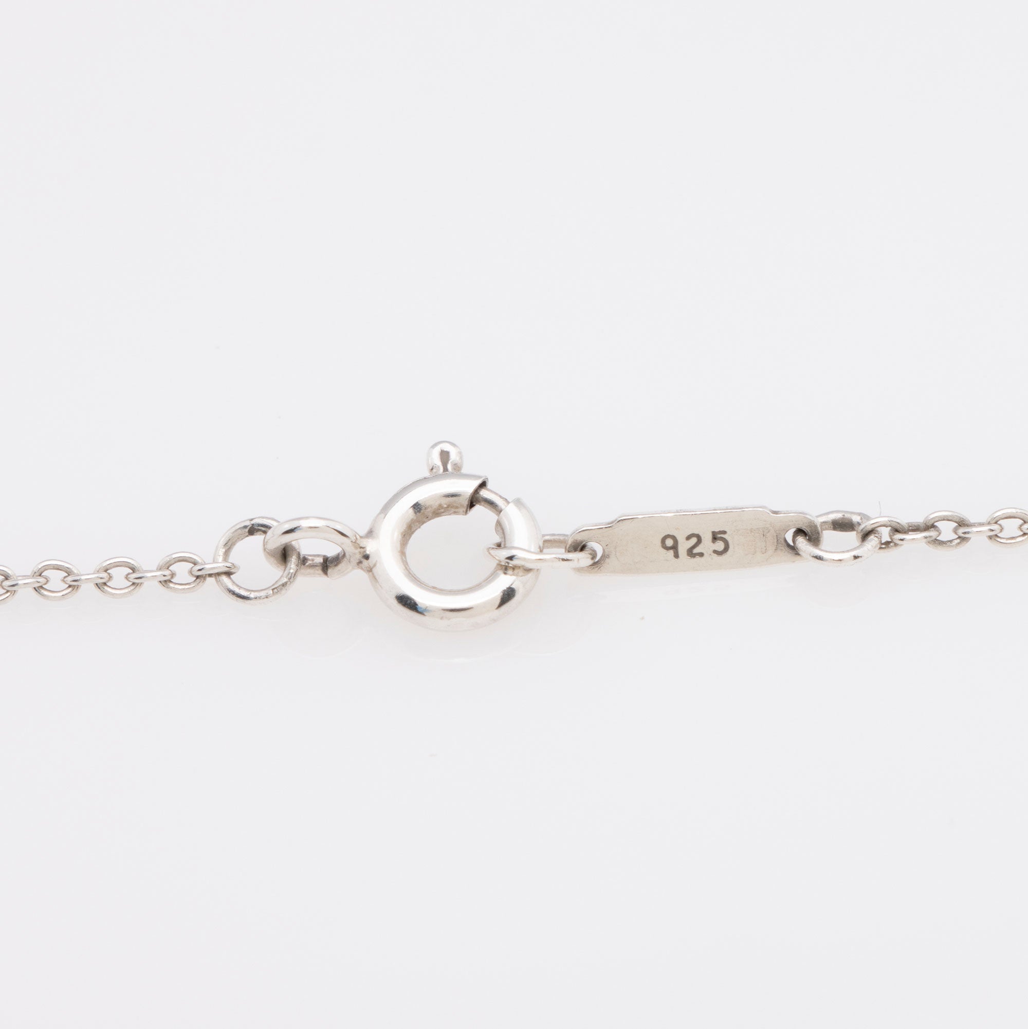 Tiffany & Co. Sterling Silver T. & Co. Letters Lariat Necklace