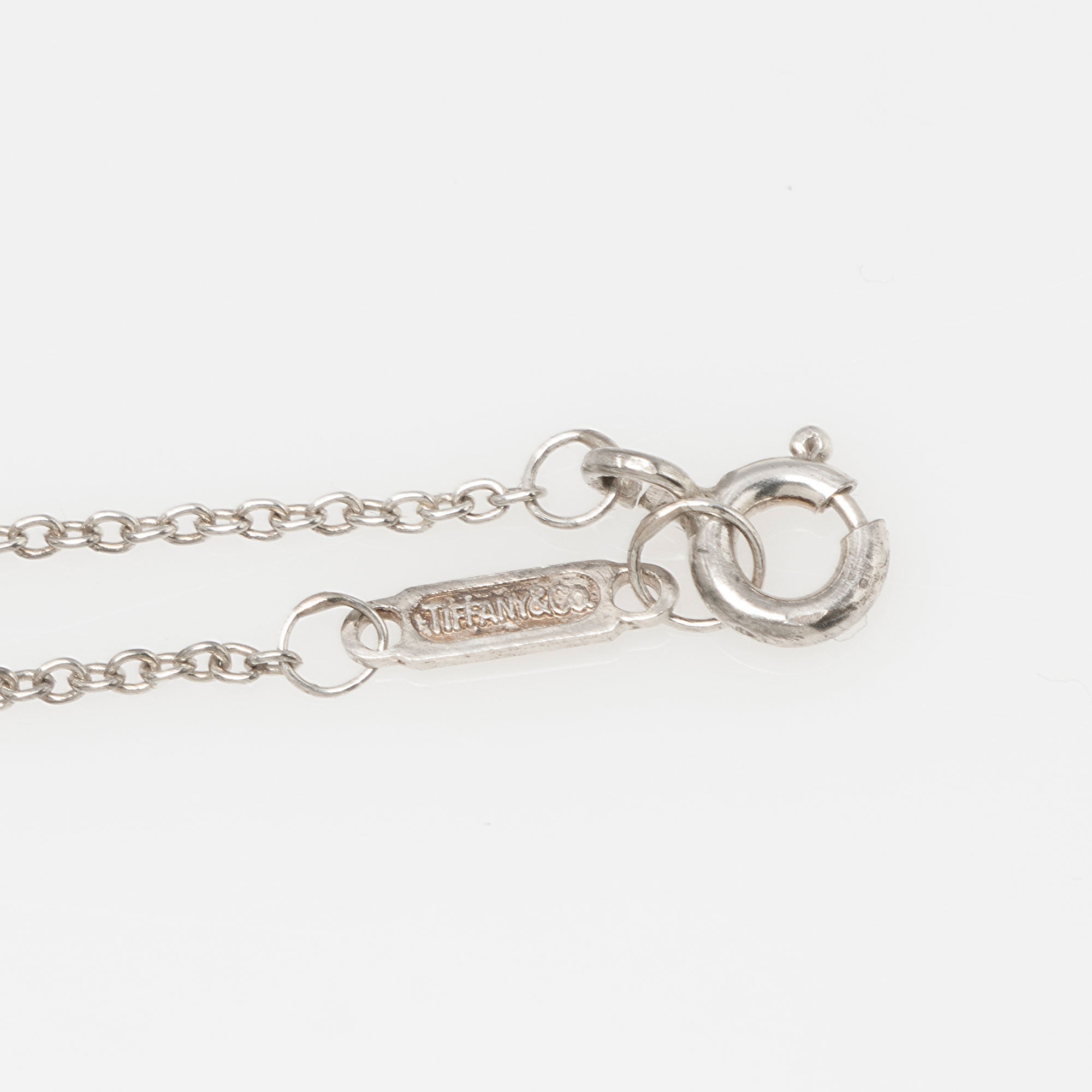 Tiffany & Co. Sterling Silver Teddy Bear Necklace
