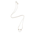 Tiffany & Co. Sterling Silver Threaded PiercedHeart Necklace