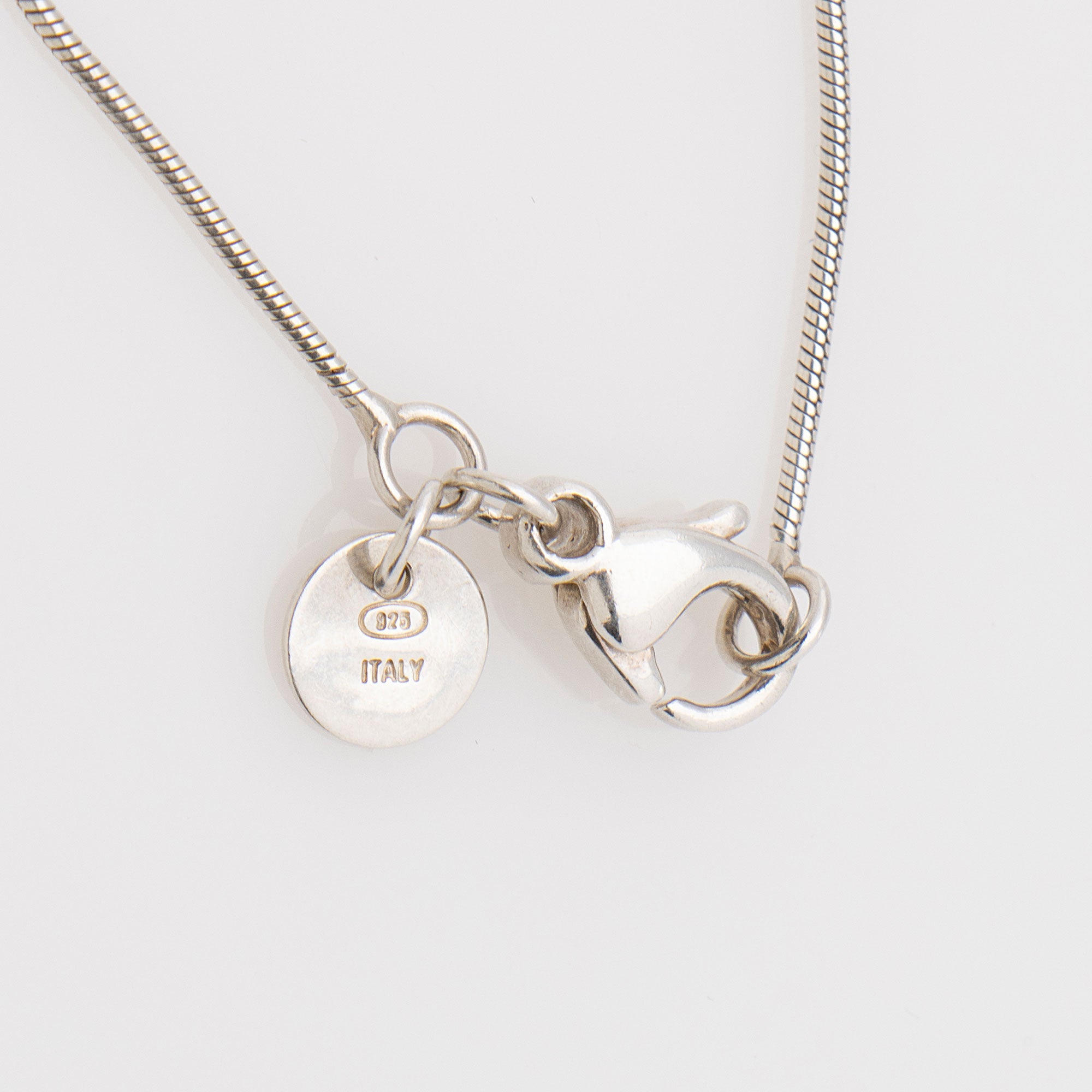 Tiffany & Co. Sterling Silver Threaded PiercedHeart Necklace