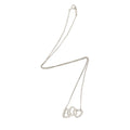 Tiffany & Co. Sterling Silver Triple Open Heart Necklace