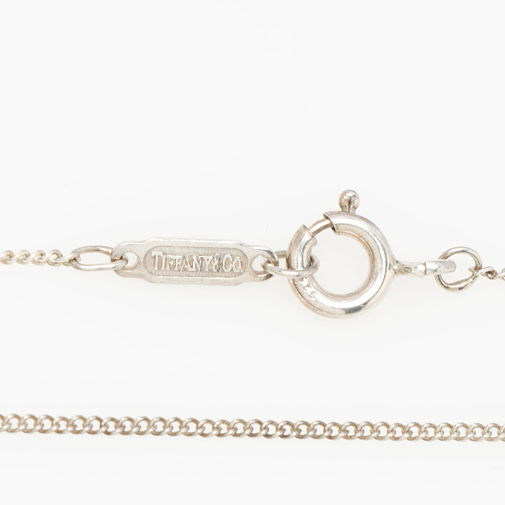 Tiffany & Co. Sterling Silver Triple Open Heart Necklace