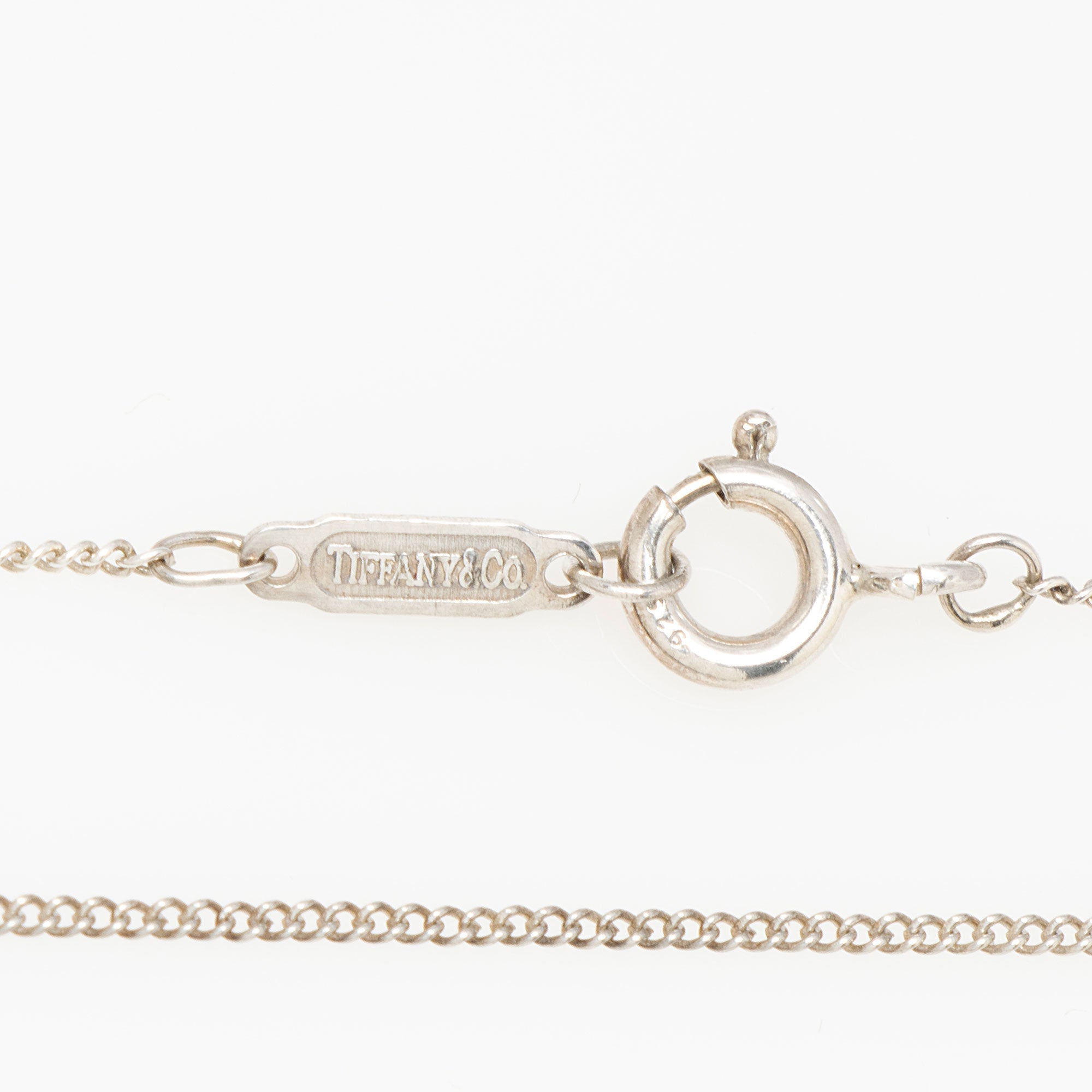 Tiffany & Co. Sterling Silver Triple Open Heart Necklace