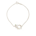 Tiffany & Co Sterling Silver Tsavorite Garnet Save The Wild Elephant Bracelet