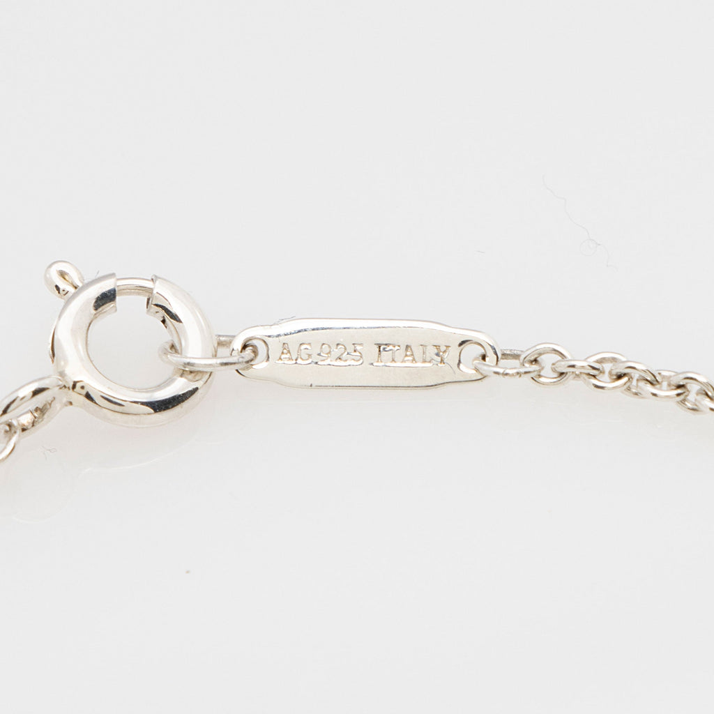 Tiffany & Co Sterling Silver Tsavorite Garnet Save The Wild Elephant Bracelet