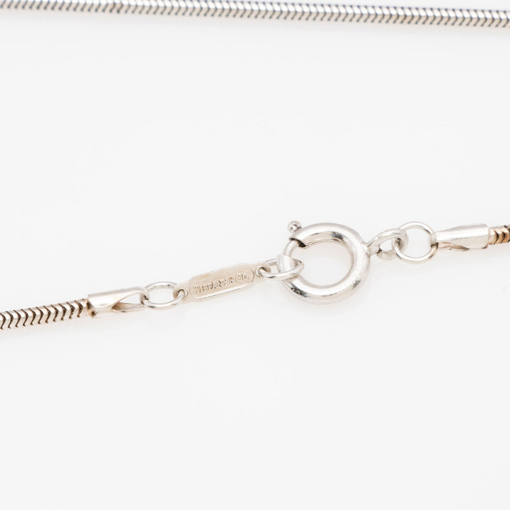 Tiffany & Co. Vintage Sterling Silver 1837 Bar Necklace