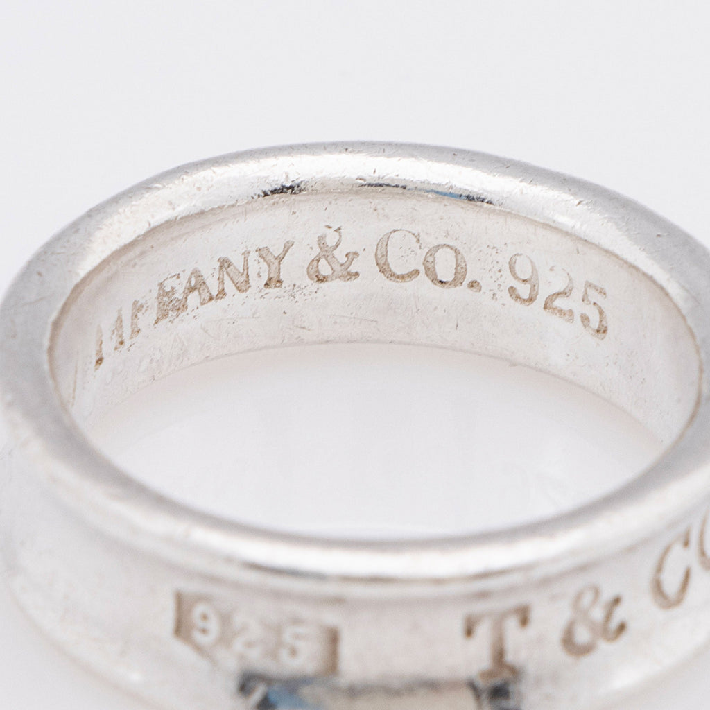 Tiffany & Co. Vintage Sterling Silver 1837 Ring - Size 8 1/2