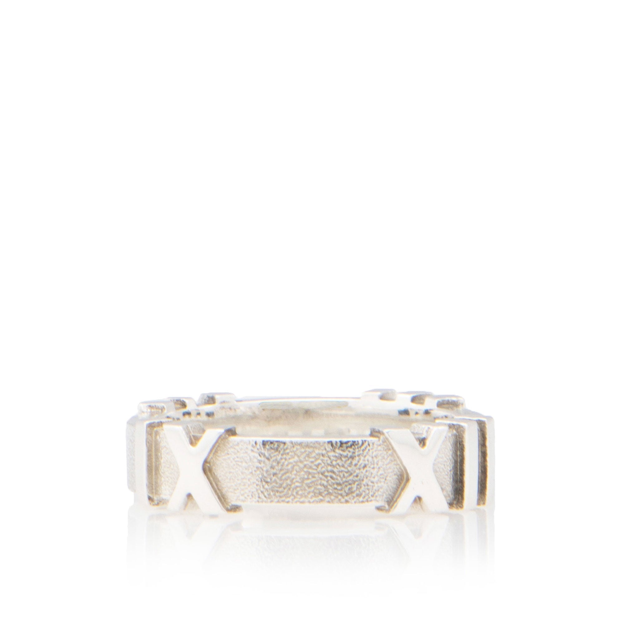 Tiffany & Co. Vintage Sterling Silver Atlas Ring - Size 6