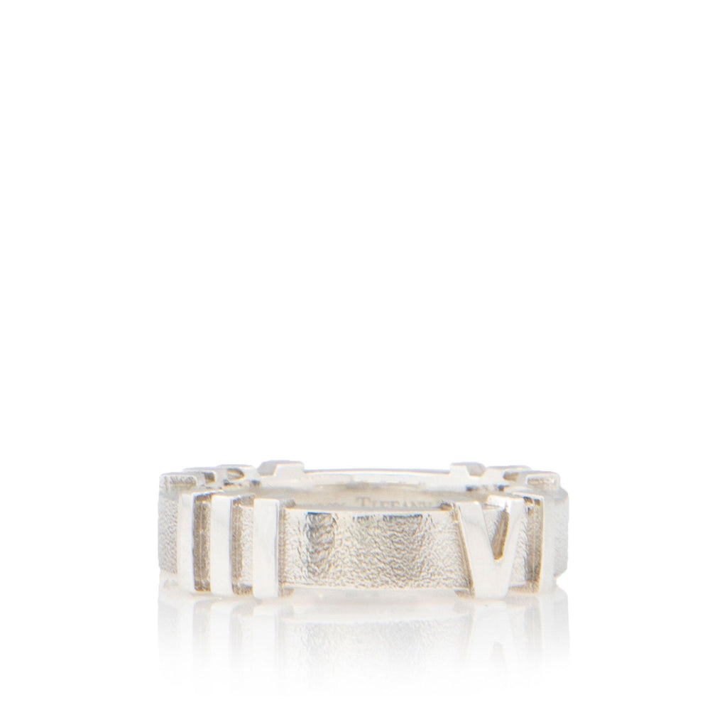 Tiffany & Co. Vintage Sterling Silver Atlas Ring - Size 6
