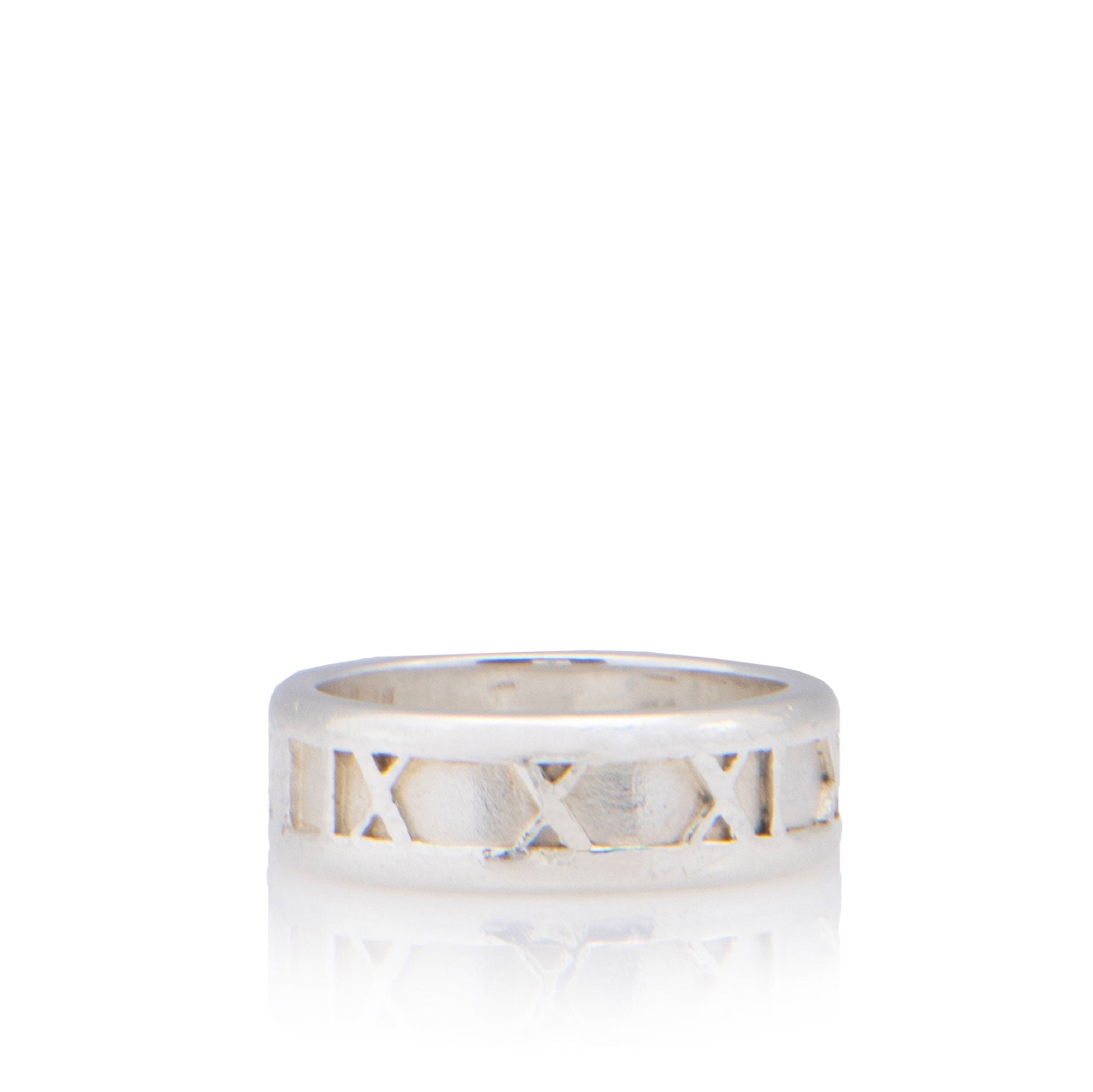 Tiffany & Co. Vintage Sterling Silver Atlas Ring - Size 7