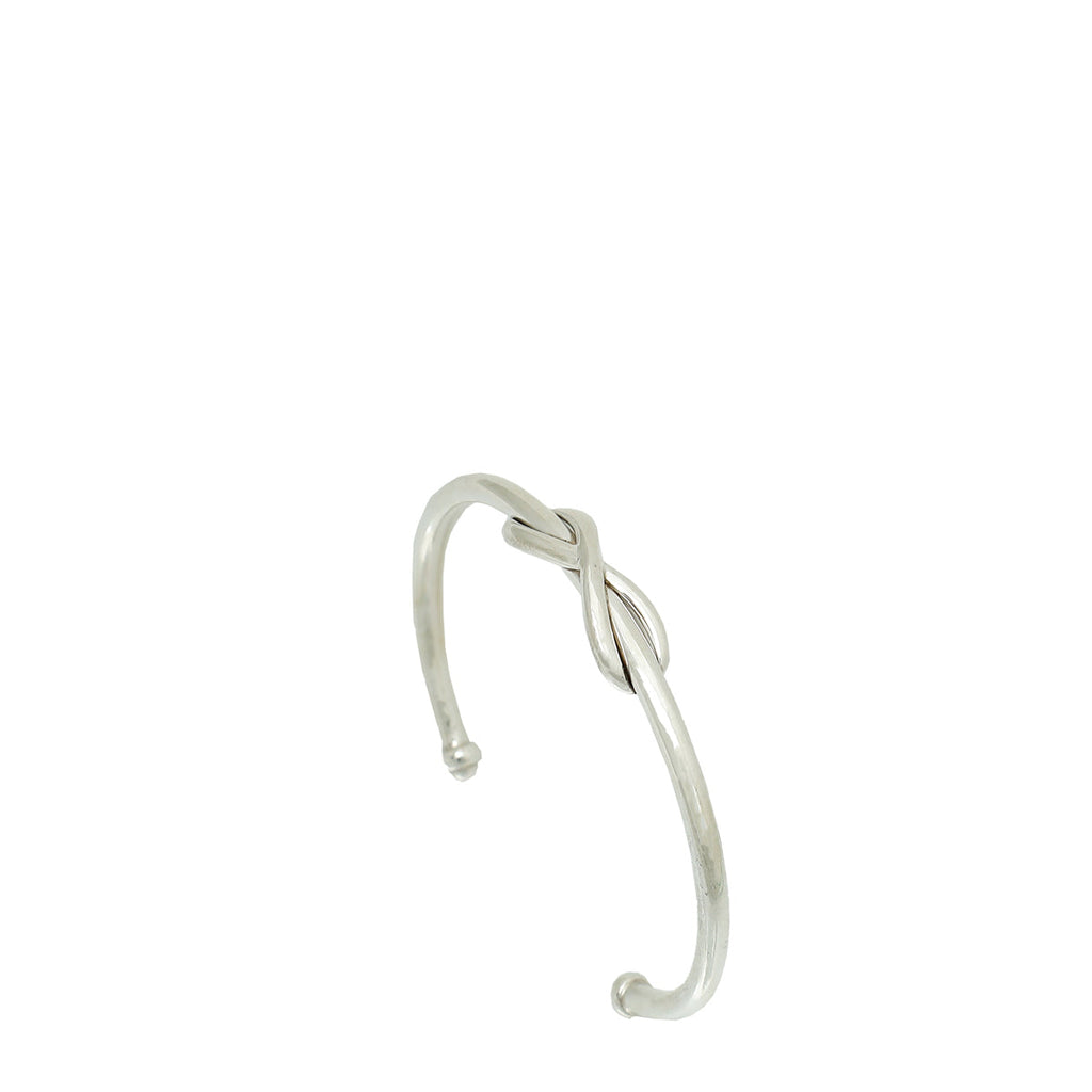 Tiffany & Co Silver Infinity Small Cuff Bangle