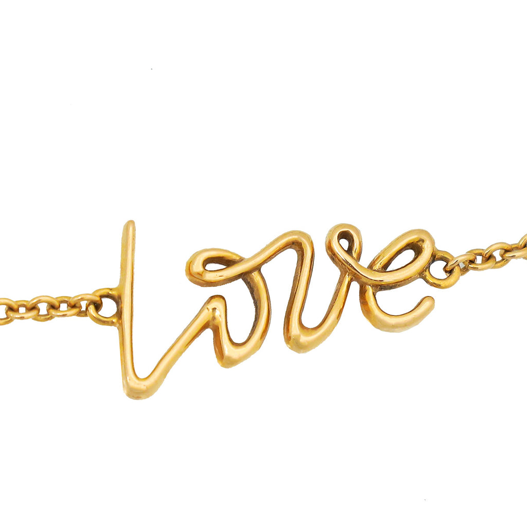 Tiffany & Co 18K Rose Gold Paloma Picasso Graffiti Love Bracelet