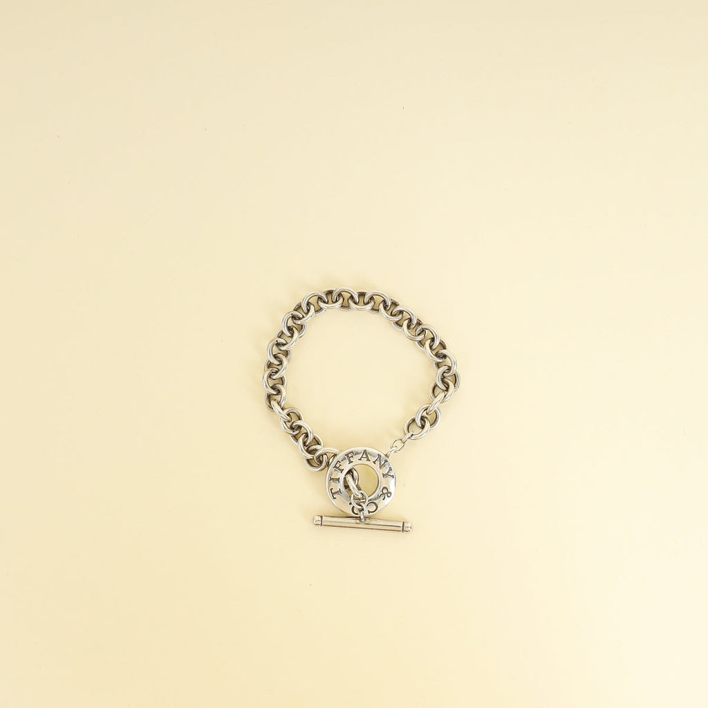 Tiffany & Co. Sterling Silver Toggle Chain Bracelet