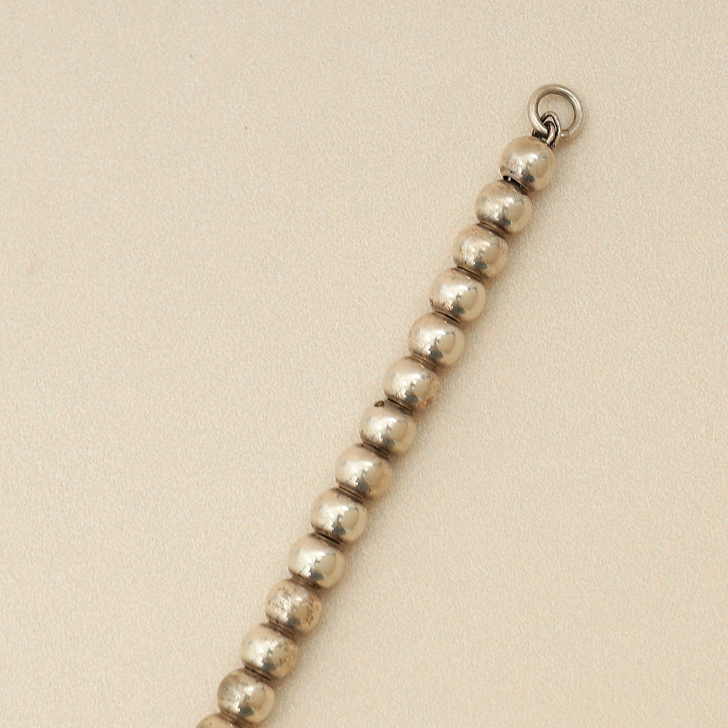 Tiffany & Co. Blue Heart Tag Bead 4mm Bracelet