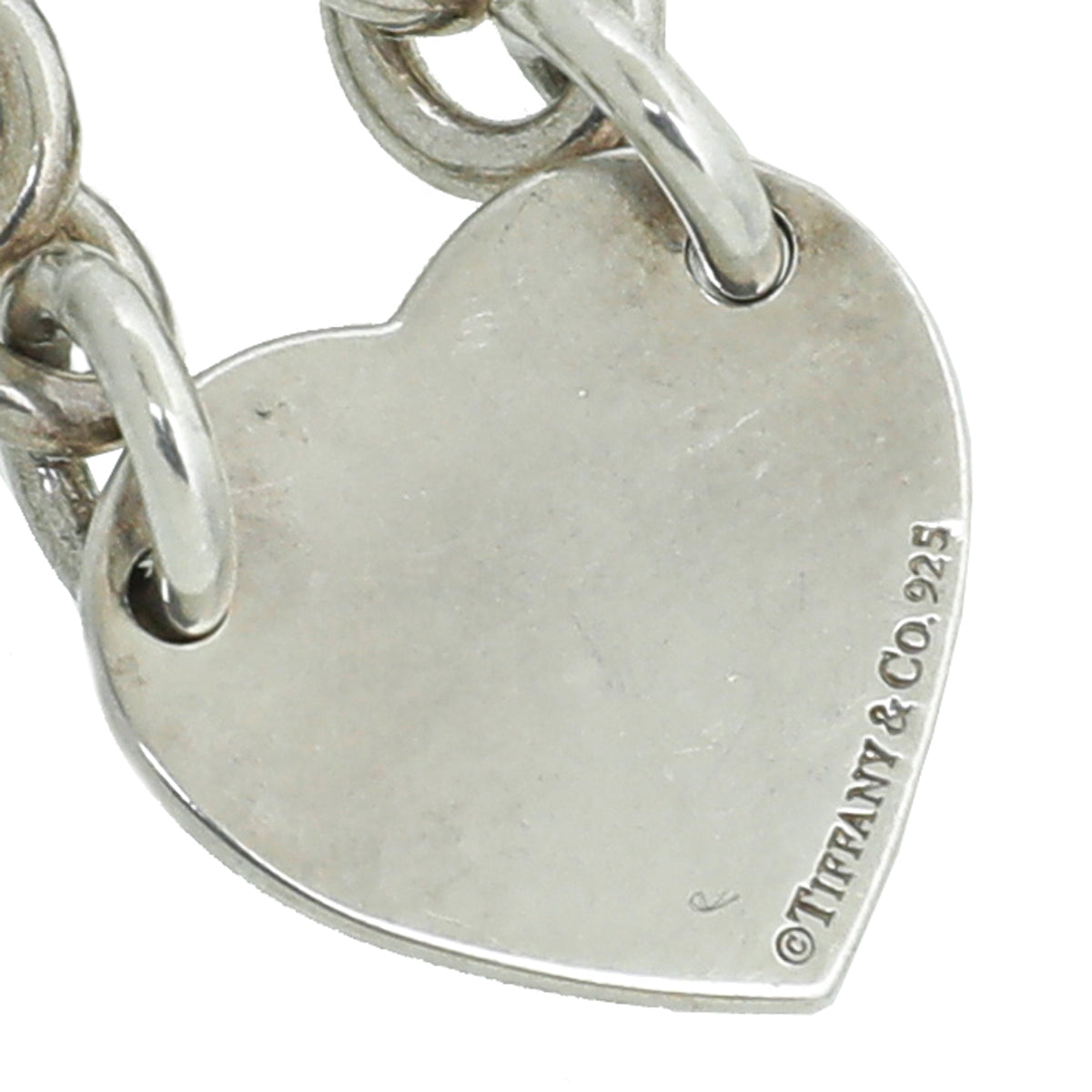 Tiffany & Co Sterling Silver Heart Tag Bracelet