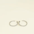 Tiffany & Co. Platinum Diamond Hoop Earrings