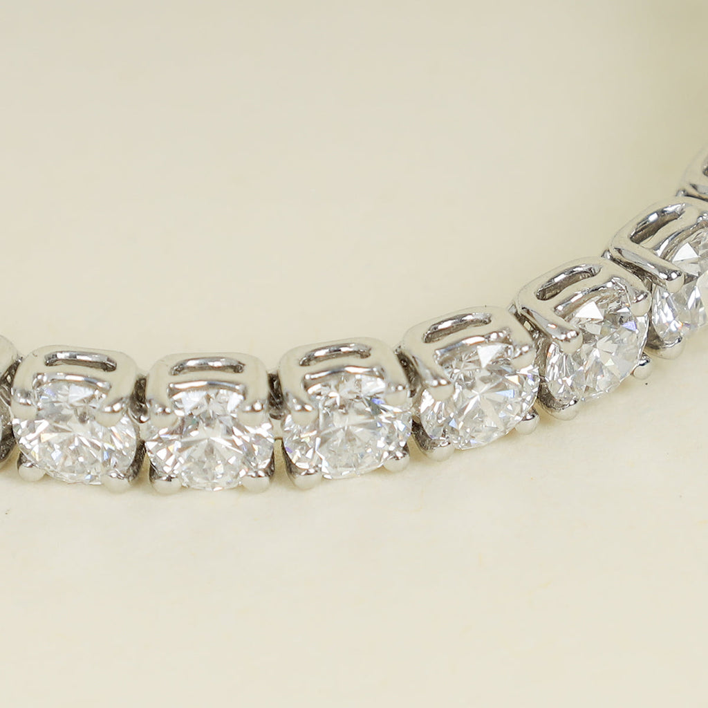 Tiffany & Co. Platinum Diamond Hoop Earrings